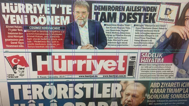 Hürriyet Ahmet Hakan’ın yeni görevini manşet yaptı