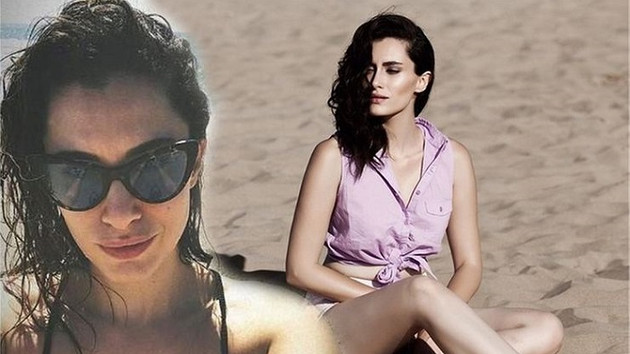 Hande DoÄandemir tek baÅÄ±na tatilde