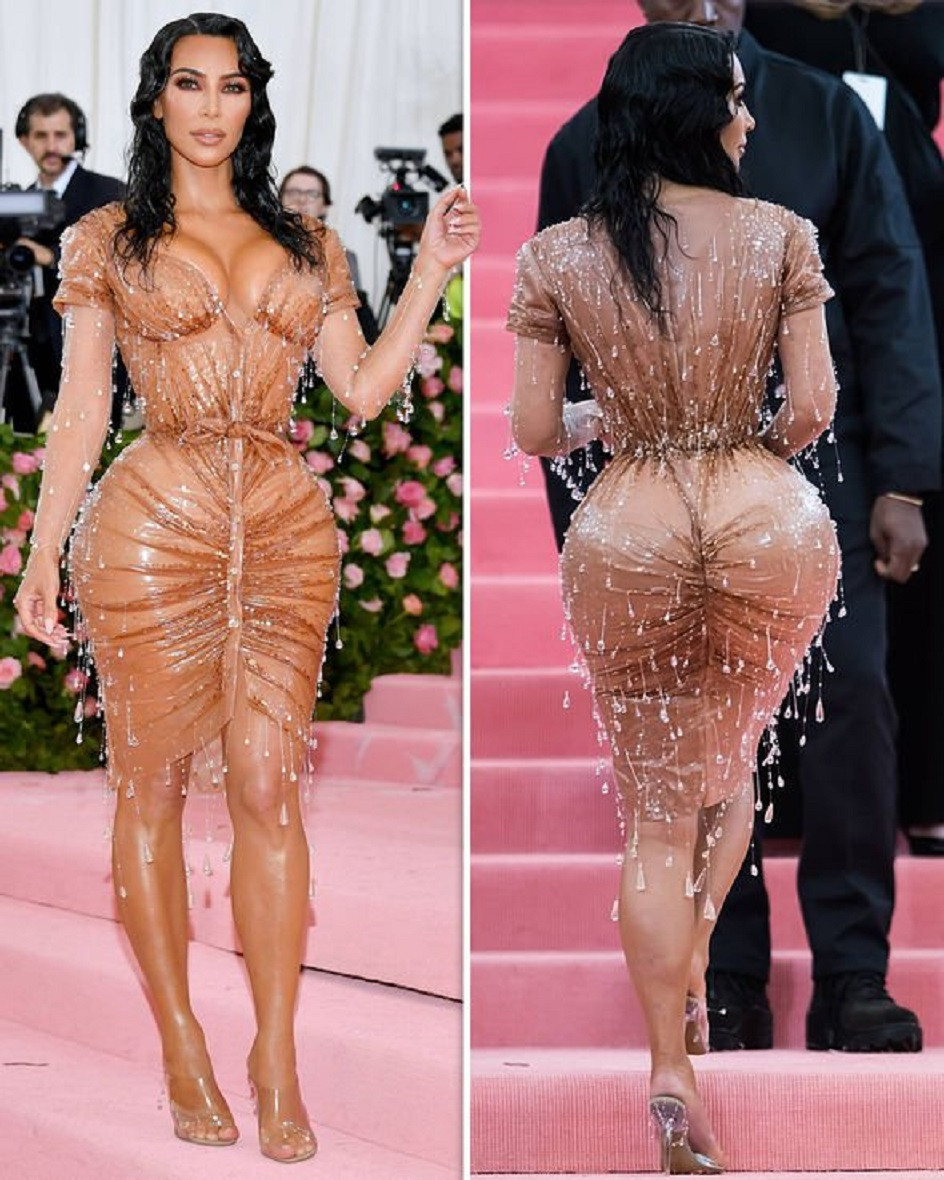 Kim Kardashian мокрое платье Ким Кардашьян