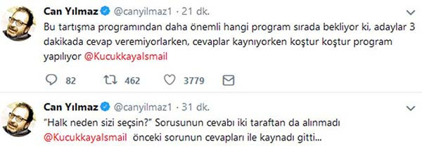 İsmail Küçükkaya’ya yayın eleştirisi!