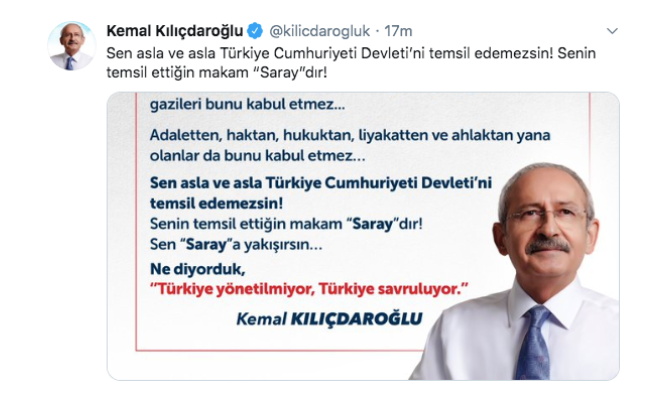Kılıçdaroğlu'ndan Bağış'a gönderme: Sen asla Türkiye Cumhuriyeti'ni temsil edemezsin
