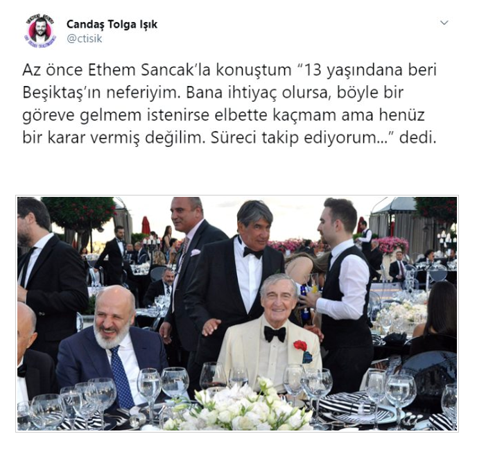 Ethem Sancak'tan flaş Beşiktaş başkanlığı açıklaması PressTurk