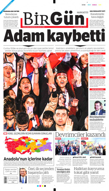 Birgün Gazetesi Manşeti