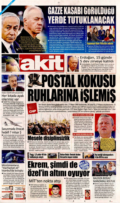 Yeni Akit Gazetesi Manşeti