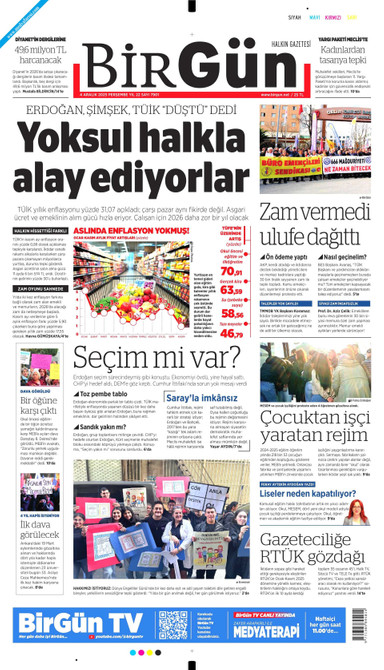 Birgün Gazetesi Manşeti