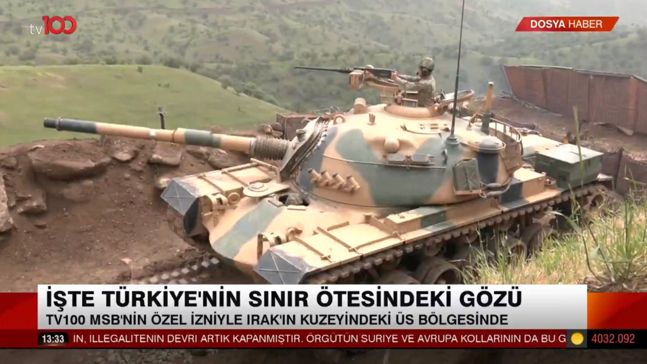 Türkiye’nin sınır ötesindeki gözü: tv100 ekibi Kuzey Irak’taki üs bölgesine girdi