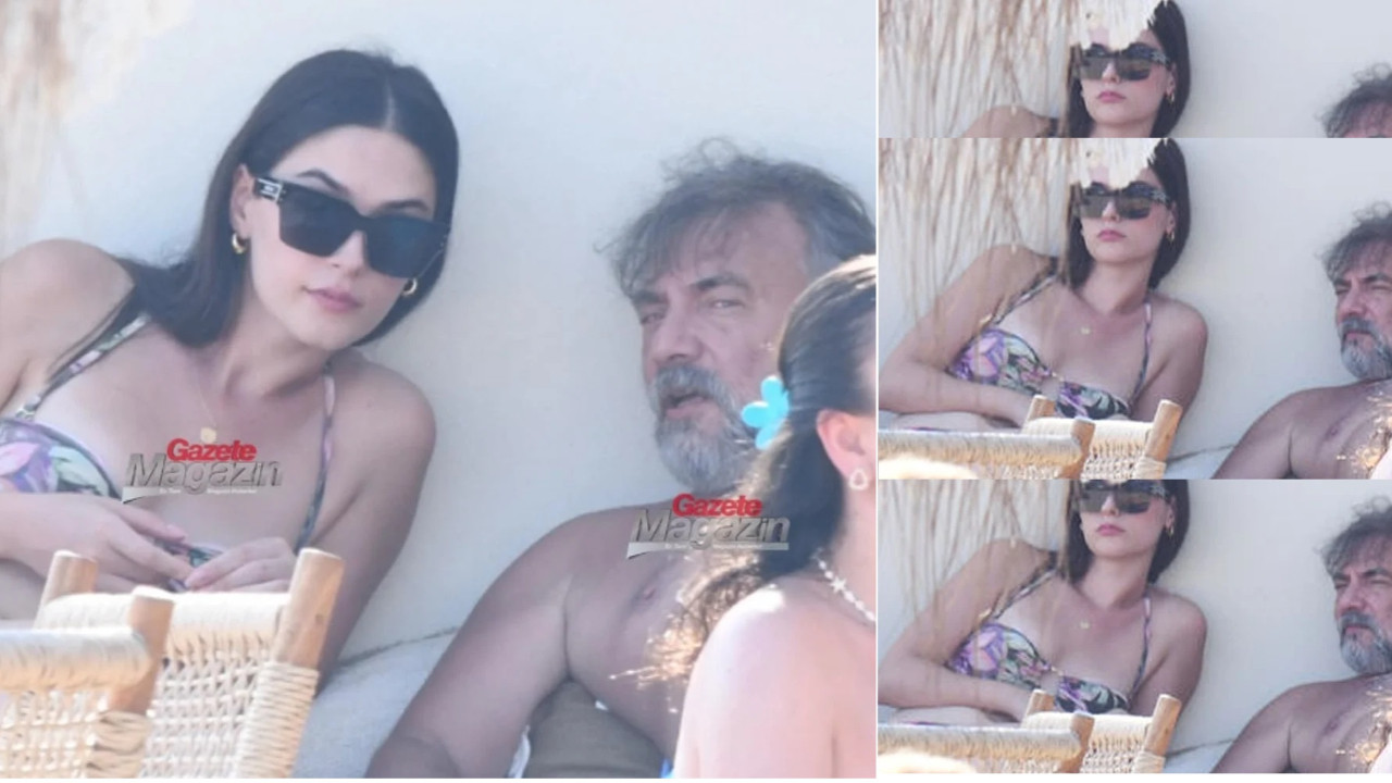 Oktay Kaynarca Bodrum’da plajda genç güzelle yakalandı