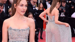 Meryem Uzerli poposunu sergilemişti, bu kez iç çamaşırını gösterdi