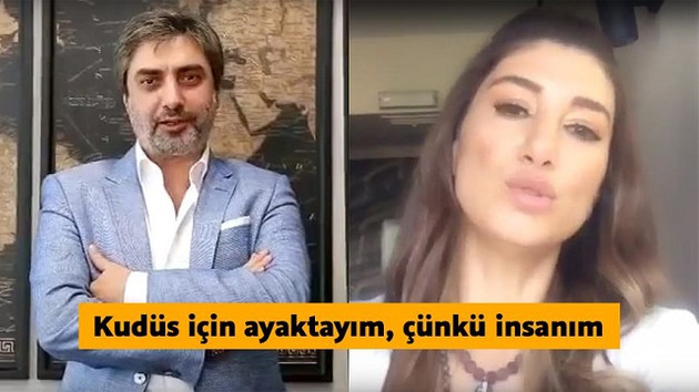Necati Şaşmaz'dan Nadide Sultan'a ünlüler Kudüs için ...