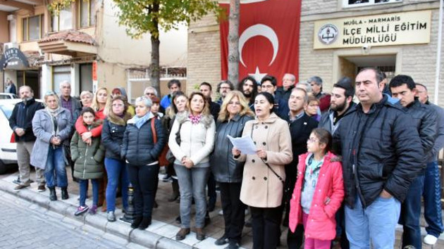 Marmaris�te tarikat ve cemaat yurtlarının kapatılması için eylem