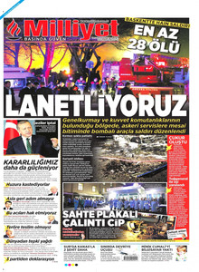 Gazeteler Ankara patlamasını nasıl gördü? - Resim: 3