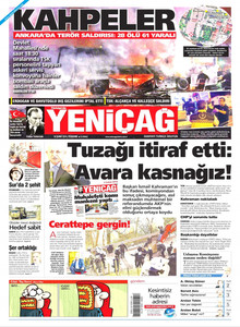 Gazeteler Ankara patlamasını nasıl gördü? - Resim: 10