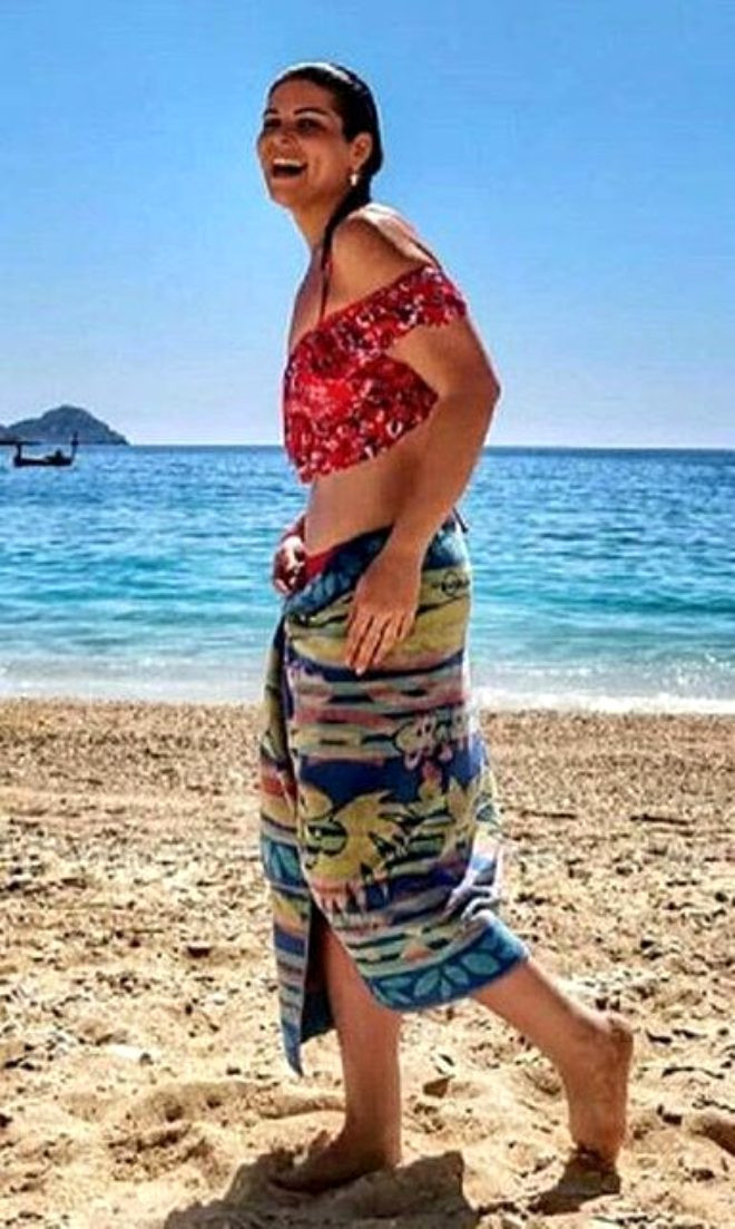 90 kilo veren Pelin Öztekin�in son hali sosyal medyayı salladı