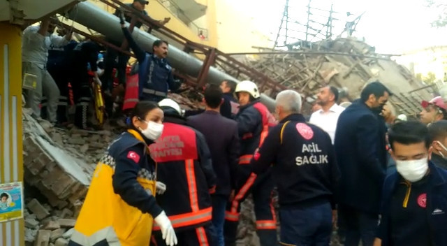 Malatya’da Bina Çöktü: Yaralılar Var