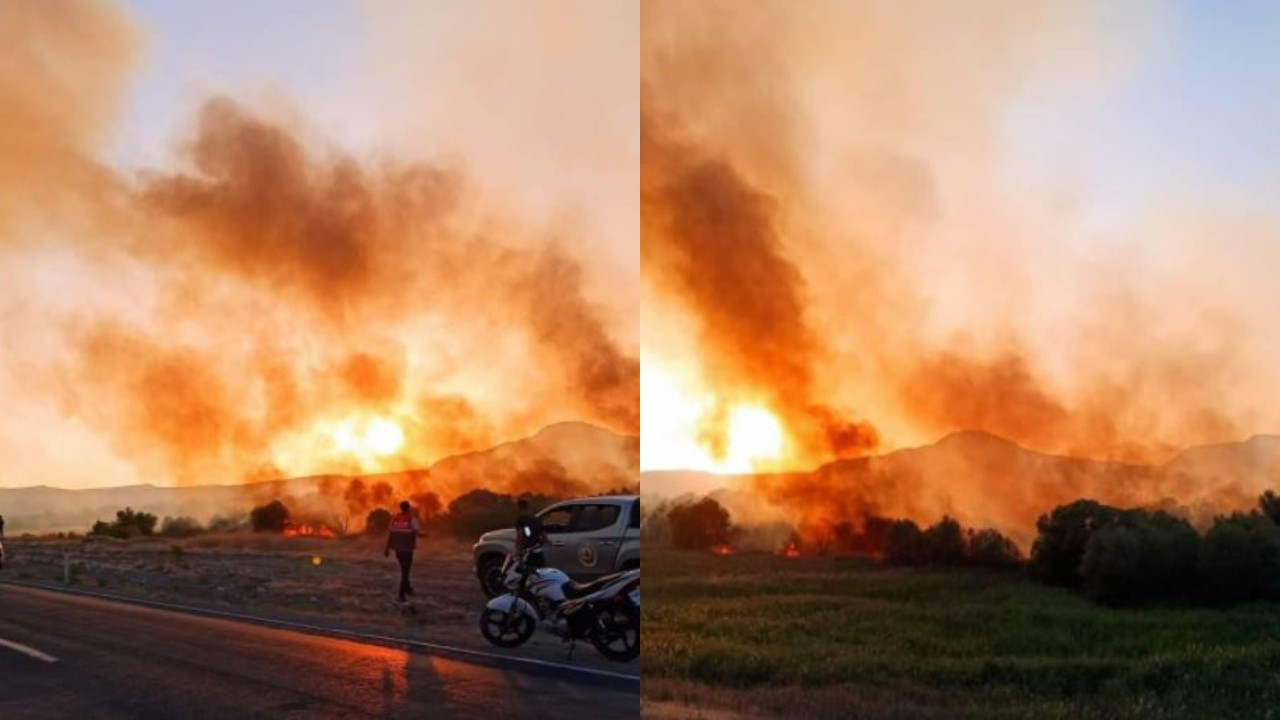 Ankara'da Korkutan Yangın!