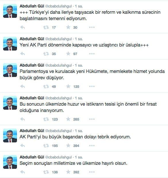 Gül'den AKP'ye tebrik ve uzlaşı çağrısı - Resim: 1