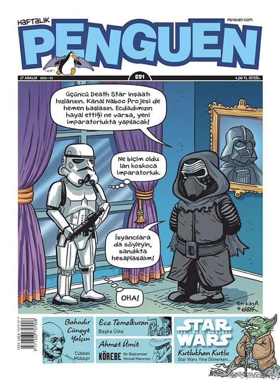 Penguen'den olay Star Wars kapağı - Resim: 1