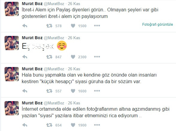 Murat Boz'dan küfürlü tweet - Resim: 1