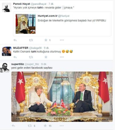 Erdoğan'ın hilalli tahtı sosyal medyayı salladı! - Resim: 3