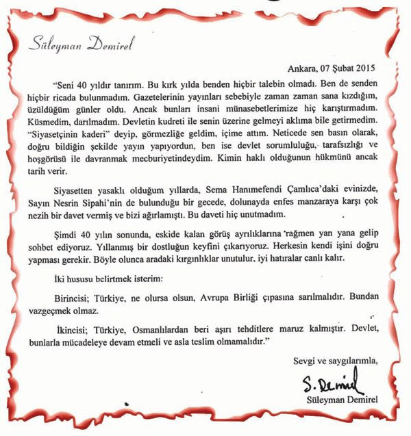 Aydın Doğan'dan Erdoğan'a açık mektup! - Resim: 1