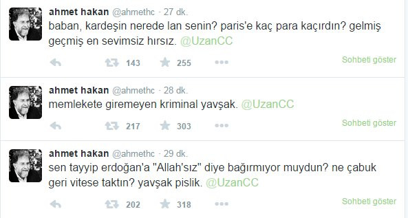 Twitter'da Cem Uzan Ahmet Hakan kavgası - Resim: 4