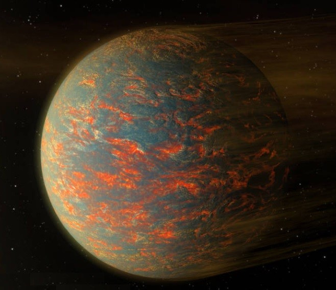 NASA, lavla kaplı sıcak bir gezegenin atmosferini inceledi - Resim: 1