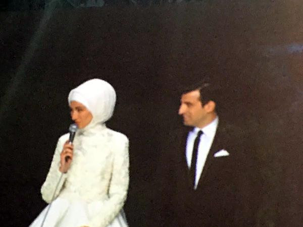 Sümeyye Erdoğan ile Selçuk Bayraktar'ın nikah törenindeki görüntüsü - Resim: 2