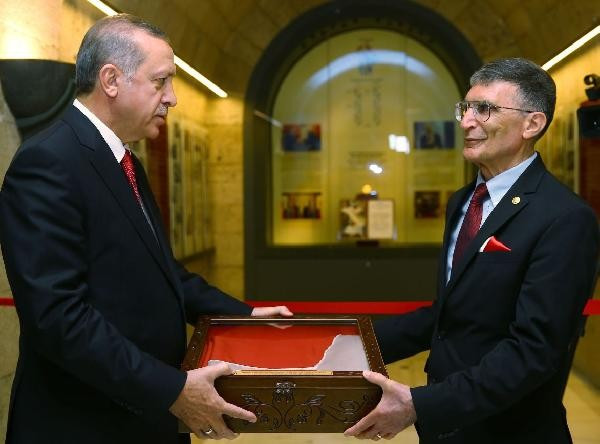 Cumhurbaşkanı Erdoğan Anıtkabir'deki Nobel Ödülü Takdim Töreni'nde - Resim: 7