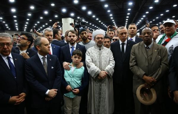 Erdoğan'ın katıldığı Muhammed Ali’nin cenaze töreninden kareler - Resim: 9