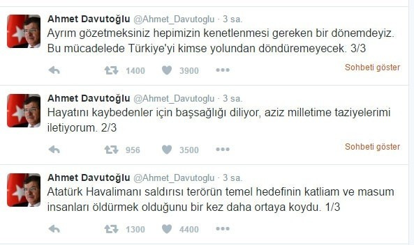 Donald Trump ve birçok ünlüden Atatürk Havalimanı’ndaki terör saldırısına tepki - Resim: 3