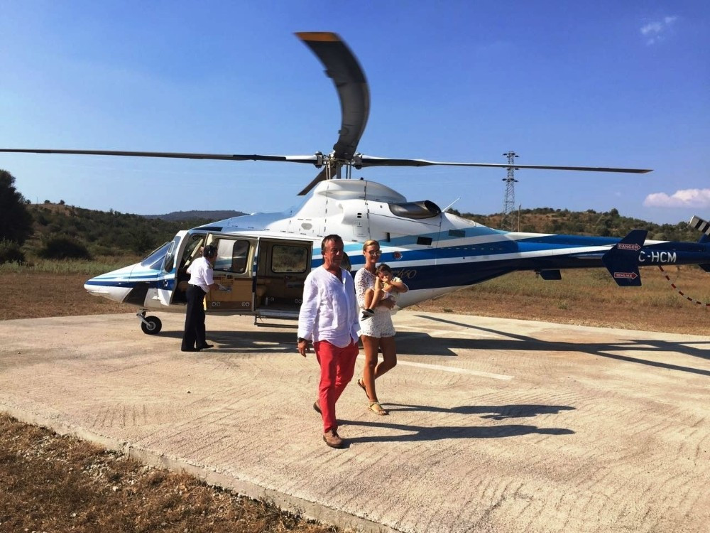 Ali Ağaoğlu eşi ve oğlunu özleyince özel helikopteriyle yanlarına gitti - Resim: 3