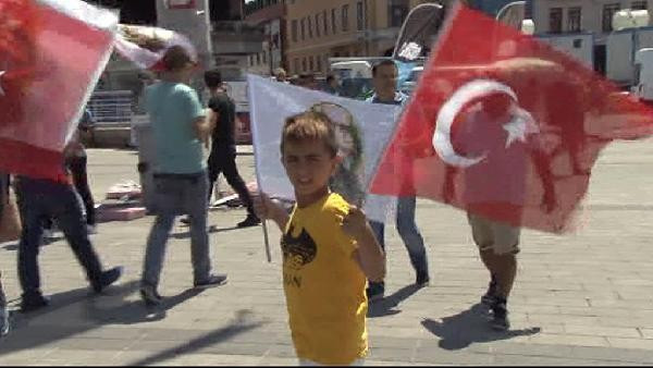 Taksim'de darbeye karşı demokrasi mitingi - Resim: 5