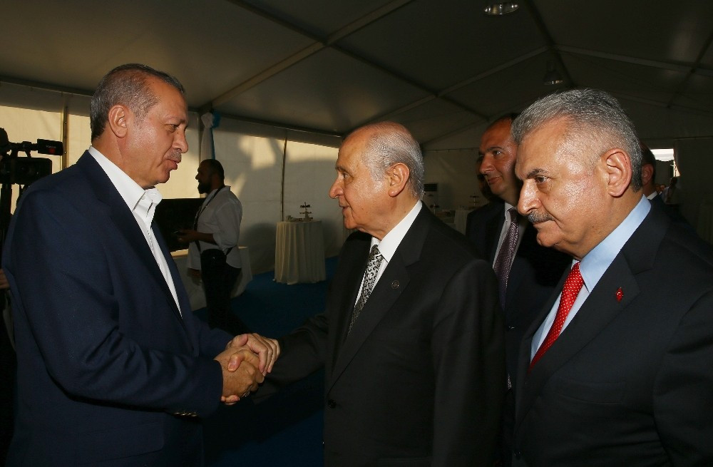 Erdoğan, siyasi parti liderleriyle sohbet etti - Resim: 3