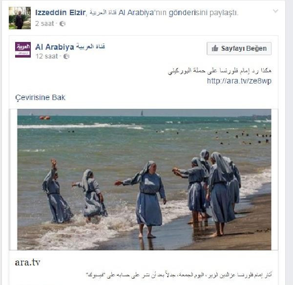 Denize giren rahibelerin fotoğrafı imamı yaktı - Resim: 1