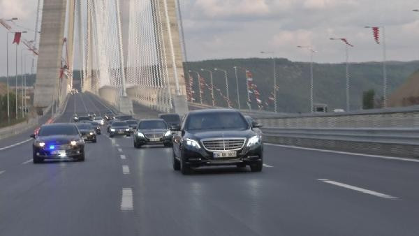 Erdoğan kendi kullandığı araçla Yavuz Sultan Selim Köprüsü'nden geçti - Resim: 2