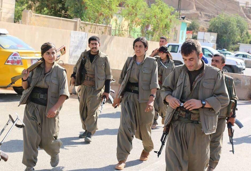 PKK’lı teröristlerin Kerkük içindeki şok görüntüleri - Resim: 1