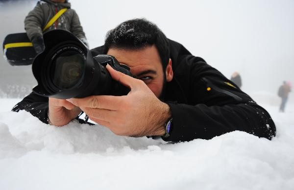Uludağ’a kar yağdı turist akını başladı - Resim: 6