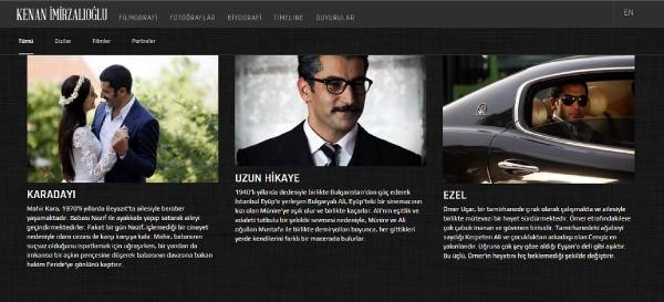 Kenan İmirzalıoğlu'na Hollywood tarzı web tasarımı - Resim: 5