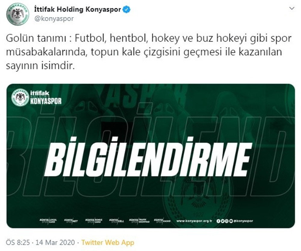 Konyaspor’dan gol göndermesi - Resim: 1