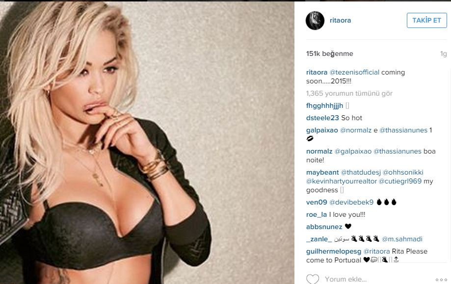 Rita Ora artık modellik yapacak - Resim: 1