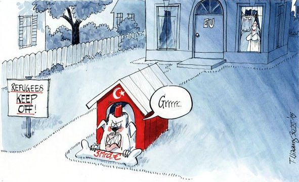 Avusturya'dan küstah Türkiye karikatürü! - Resim: 1
