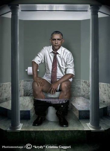 Dünya liderleri tuvalette görüntülenirse - Resim: 7
