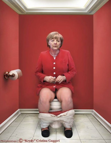 Dünya liderleri tuvalette görüntülenirse - Resim: 3