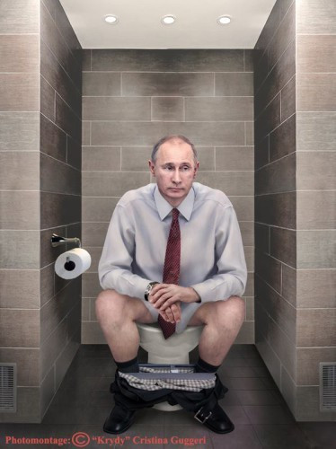 Dünya liderleri tuvalette görüntülenirse - Resim: 1