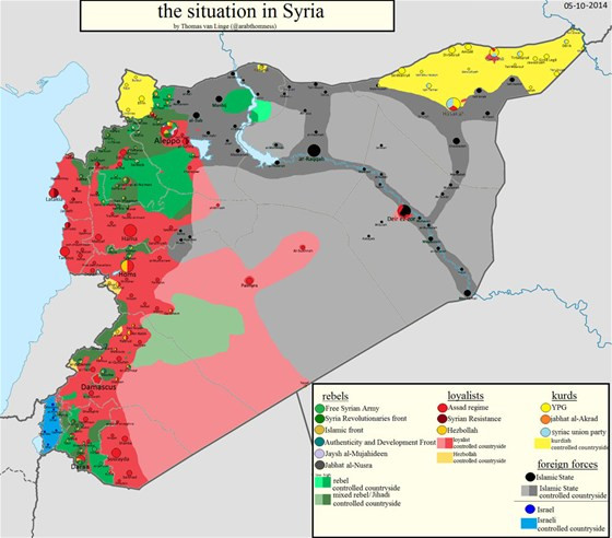 Suriye haritası yeniden çizildi - Resim: 1