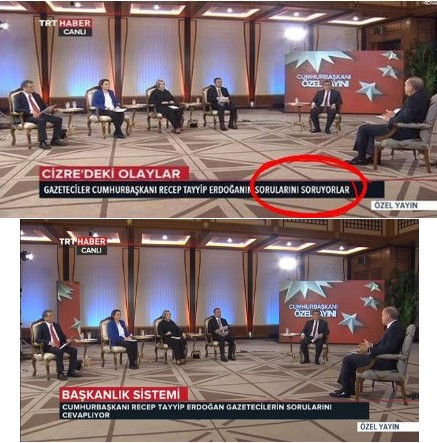 Erdoğan'ın canlı yayın KJ'sine fotomontaj - Resim: 1