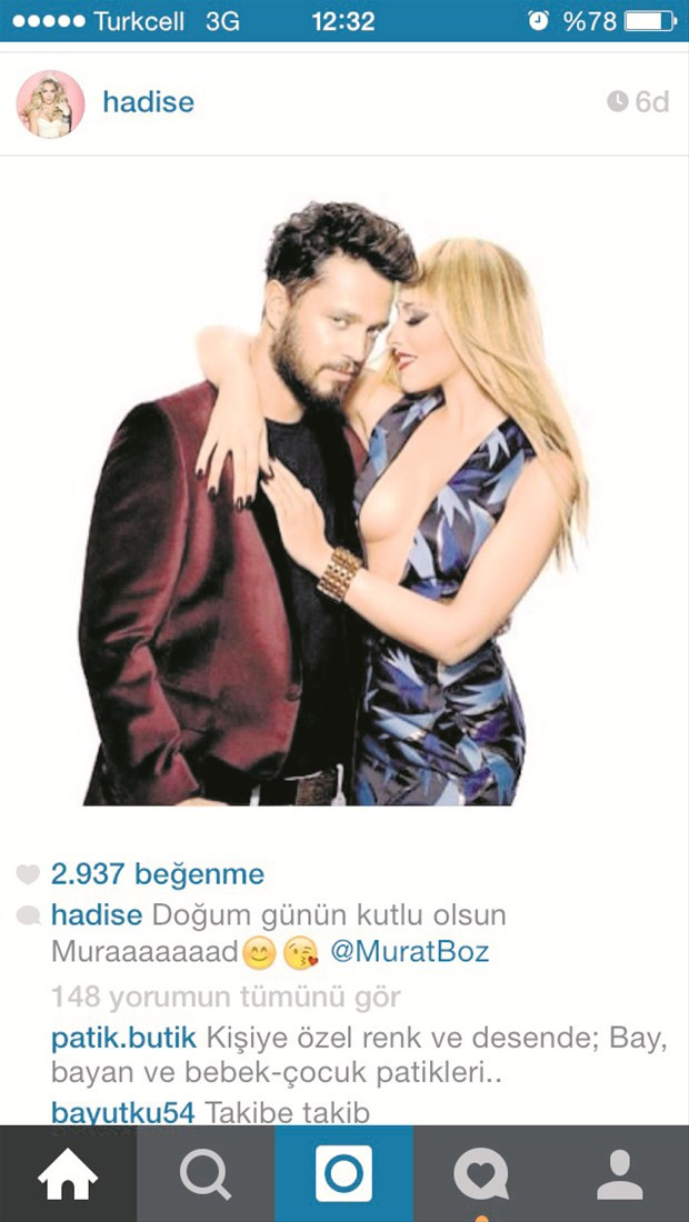 Hadise, Murat Boz'u unutmadı - Resim: 1