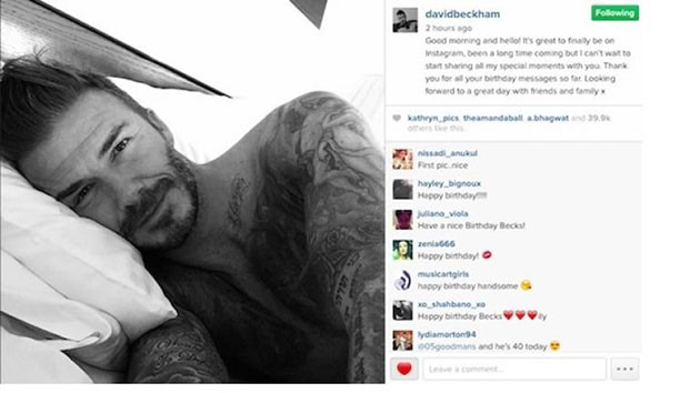 David Beckham'dan Instagram rekoru - Resim: 1