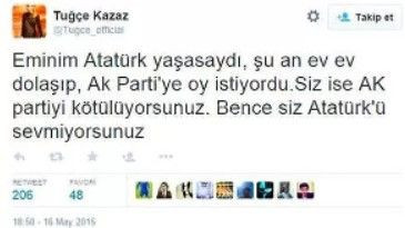 Atatürk'ü Erdoğan ile Karşılaştıran Tuğçe Kazaz Beyin Yaktı - Resim: 4