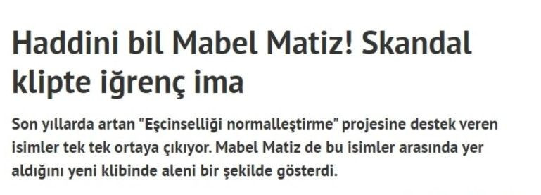 Yobazların Yeni Hedefi Mabel Matiz'in Karakol Klibi Oldu! - Resim: 2